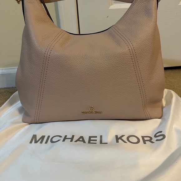 Michael Kors Sienna Hobo Shoulder Bag-Soft Pink - Picture 1 of 10